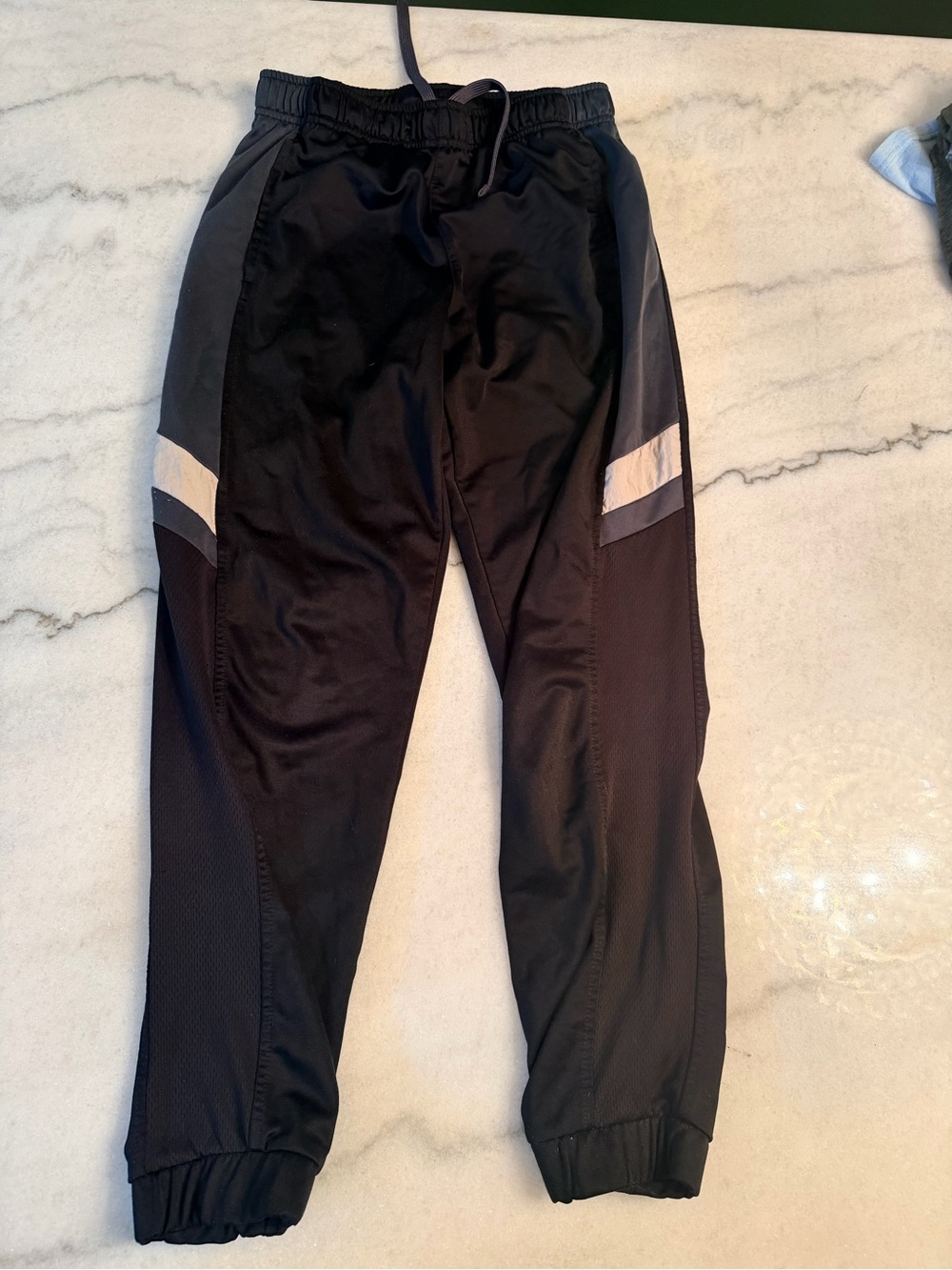 Boys Athletic Works Black Active Pants